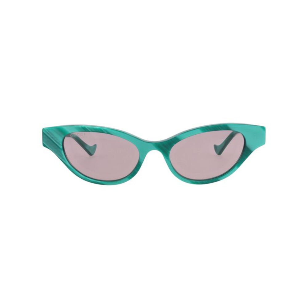 Gucci Cat Eye-Frame Recycled Acetate Sunglasses Green Womens